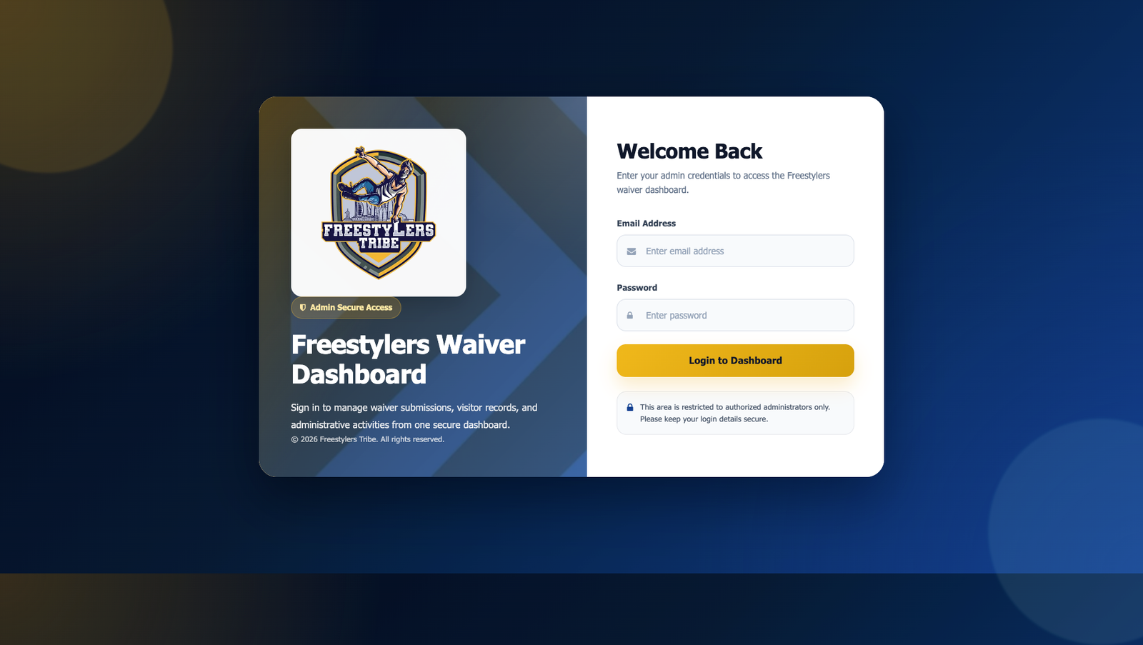 Waiver Admin